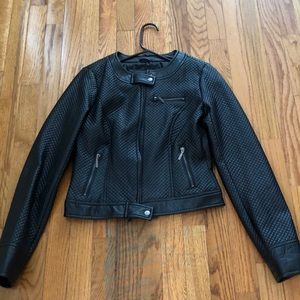 Faux leather jacket